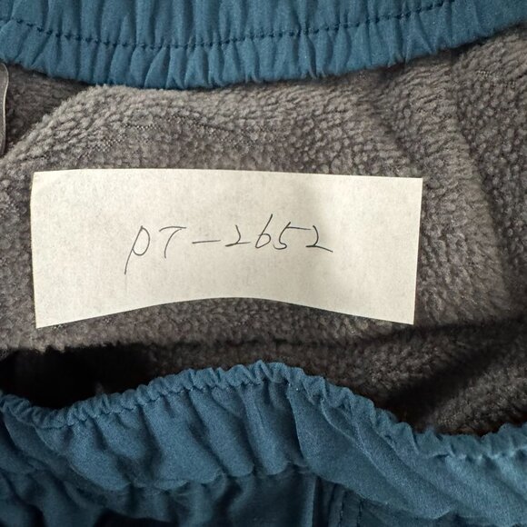 Eddie Bauer Fleece Lined Jogger Pull On Pants Womens Size 12 Teal Solid PT-2652 - Picture 2 of 13